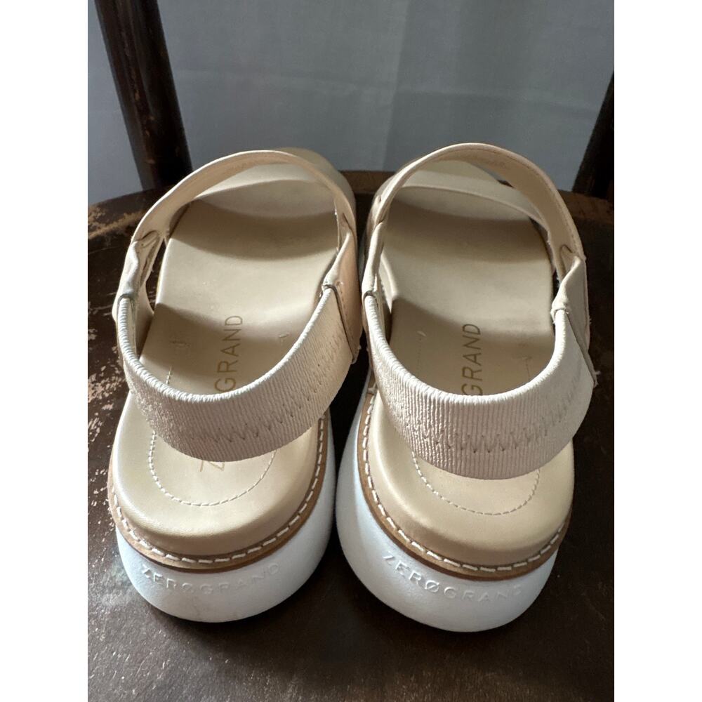 Cole Haan ZeroGrand Global Women's Leather Double Banded Slingback Sandals 7B - Picture 4 of 7